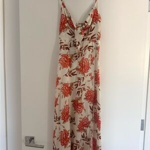 Floral Print Midi Dress